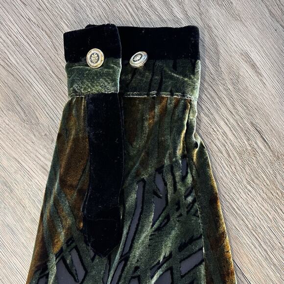 Ceta Italiana NEW Silk Sheer Velvet Tiger King Vacation Safari 70s Style Shirt - Picture 14 of 14